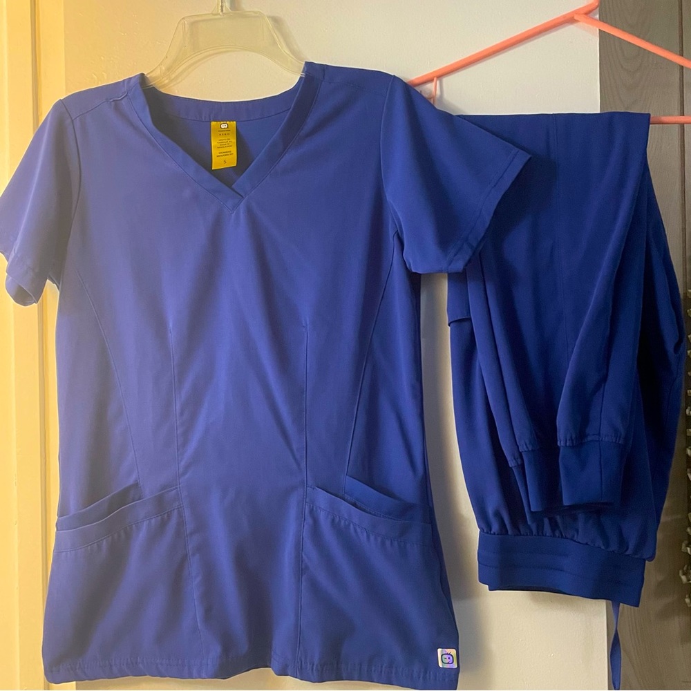 Wonderwink Aero Scrub Set- Galaxy Blue